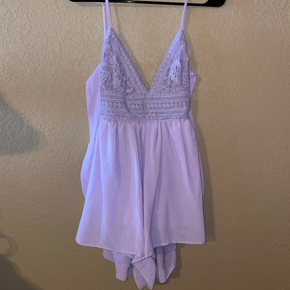 lavender romper